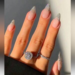 Sparkly Almond Nails NWT
